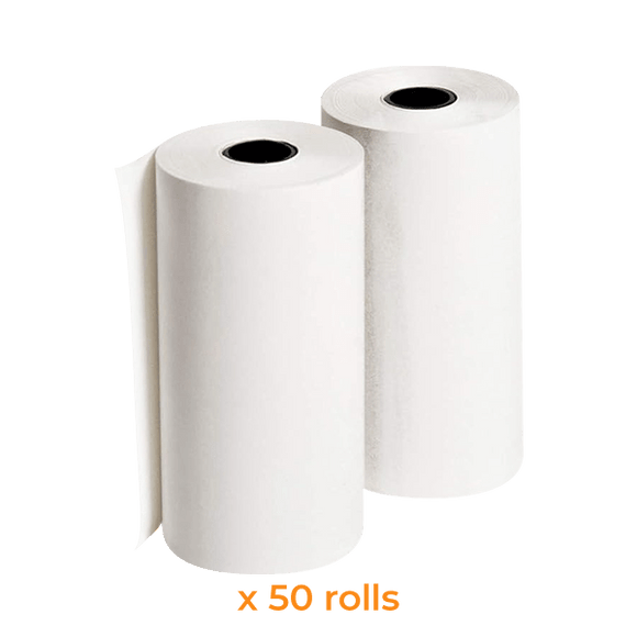 80x40mm Thermal Receipt Printer Paper Rolls (50 Rolls) - Bargain POS