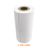 80x40mm Thermal Receipt Printer Paper Rolls (50 Rolls) - Bargain POS