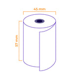 Thermal Paper Roll | 57x45 mm (60 Rolls) - Bargain POS