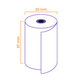 Thermal Paper Roll | 57x35 mm (20 Rolls) - Bargain POS
