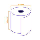 Thermal Paper Roll | 80x80 mm (50 Rolls) - Bargain POS